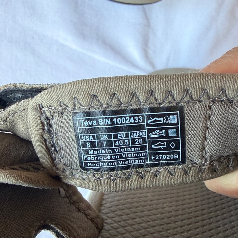 TEVA MEN HUDSON BUNGEE CORD SPORTS STAPPY LEATHER SANDALS✨✨ - Picture 7 of 7